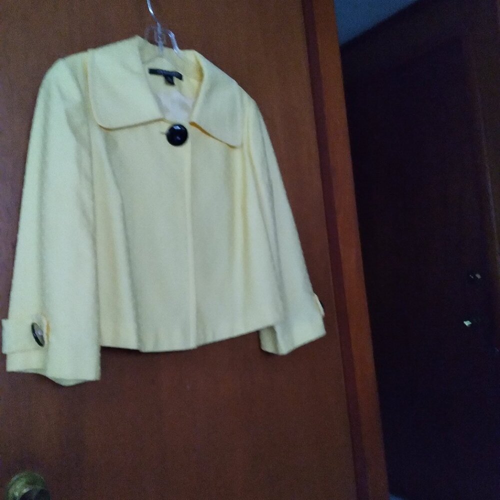 INSIGHT Brand Size 10 Waist Length Fully Lined Polished Cotton Jacket